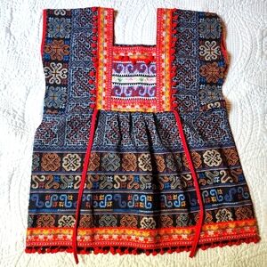 Colorful Womens Hmong Ethnic Top